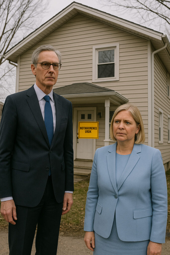 Magdalena Andersson och Jonas Attenius tvångsflyttar befolkningen