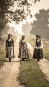 Tre trallande jäntor Fröding