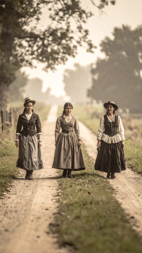 Tre trallande jäntor Fröding