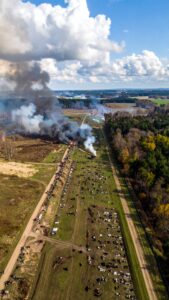 världen badar i blod
