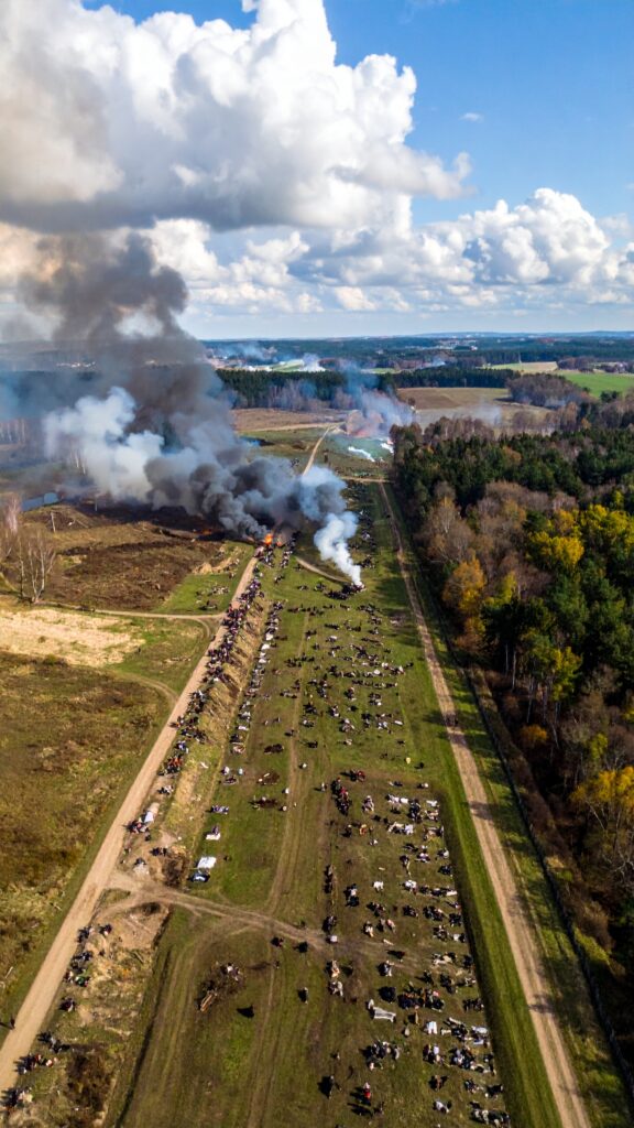 världen badar i blod